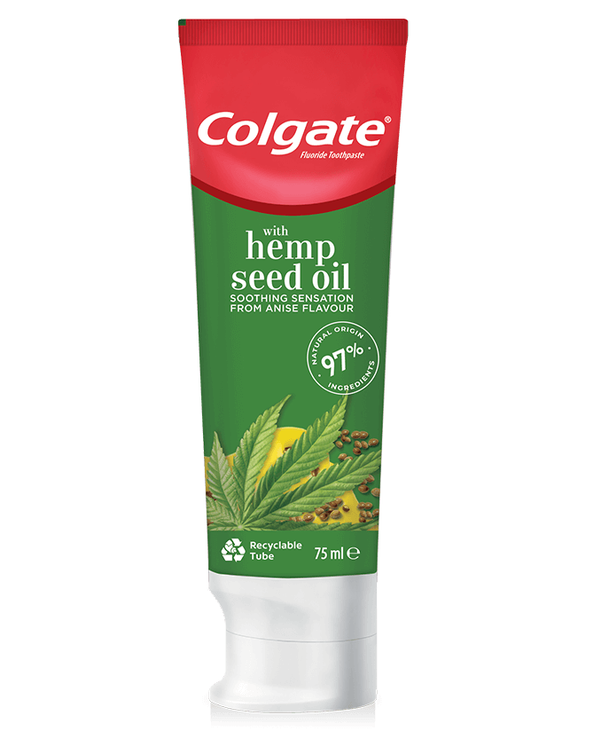 Colgate total hemp seed oil