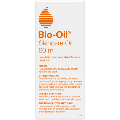 Bio Oil 60 ml Help improve the appearance of scars stretch marks and uneven skin tone.