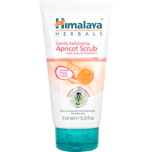 Himalaya Gentle Apricot Scrub 150ml It exfoliates dead skin cells and blackheads and unclogs pores skin soft and glowing