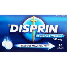 Disprin Regular Strenght 12's Reduces minor aches and pains.