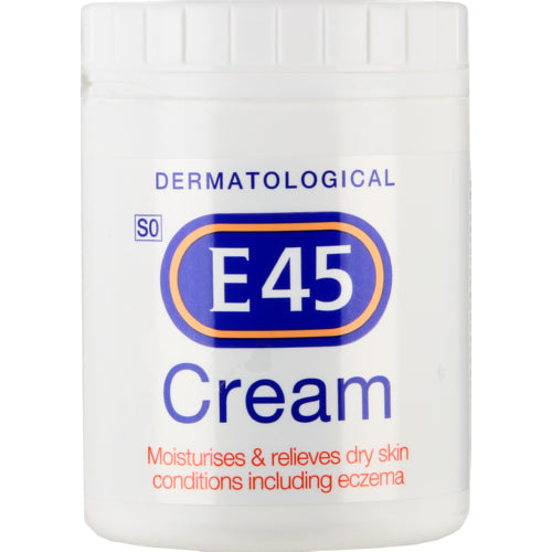 E45 Cream 500g Relieves dry skin conditions such as eczema