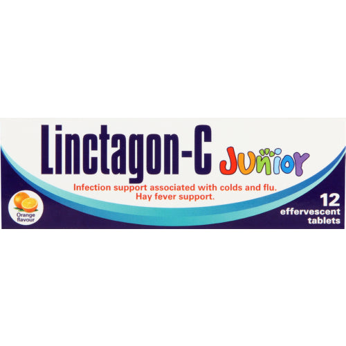 Linctagon-C Helps support your child's growing immune system and help them fight off colds and flu. Can also be used to tackle hay fever.