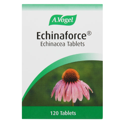 A.Vogel Echinaforce Tablets 120's herbal remedy with fresh plant extracts that helps to prevent and treat colds, flu and other respiratory tract infections, as well as sore throats and mild lower urinary tract conditions.