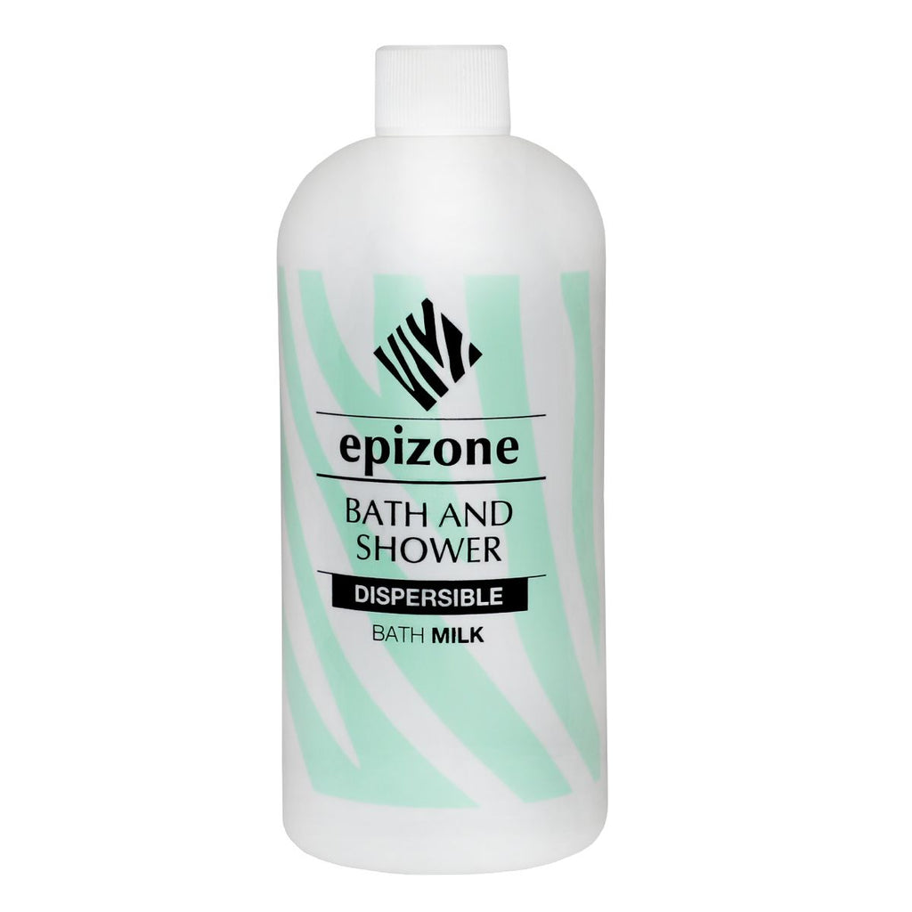 Epizone Bath Dispersible Bath & Shower Milk 400ml for dry skin conditions, including eczema dermatitis and pruritus soft skin