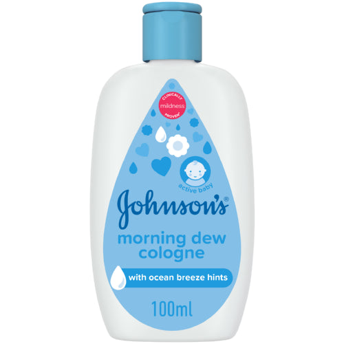 Johnsons Morning Dew Cologne 100ml will keep your little one smelling fresh and clean all day long, and is completely safe to use on your baby's delicate skin. Use it right after a bath or right before baby's big day out. Dermatologically tested.