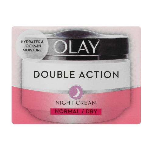 olay eessential double ACT night cream helps skin regenerate while you sleep and leave it feeling soft and beautiful