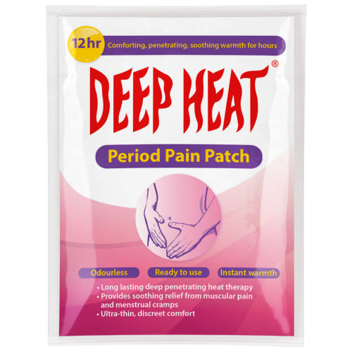 Provides targeted, long-lasting relief for muscular pain and menstrual cramps.