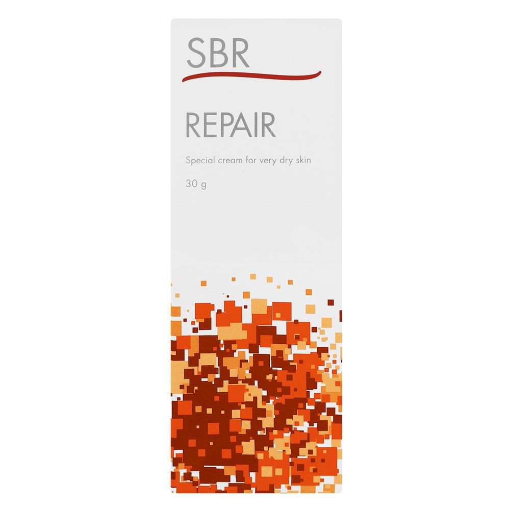 SBR Repair Special Cream For Very Dry Skin 30g lock moisture into skin, keeping it hydrated, soft and supple.