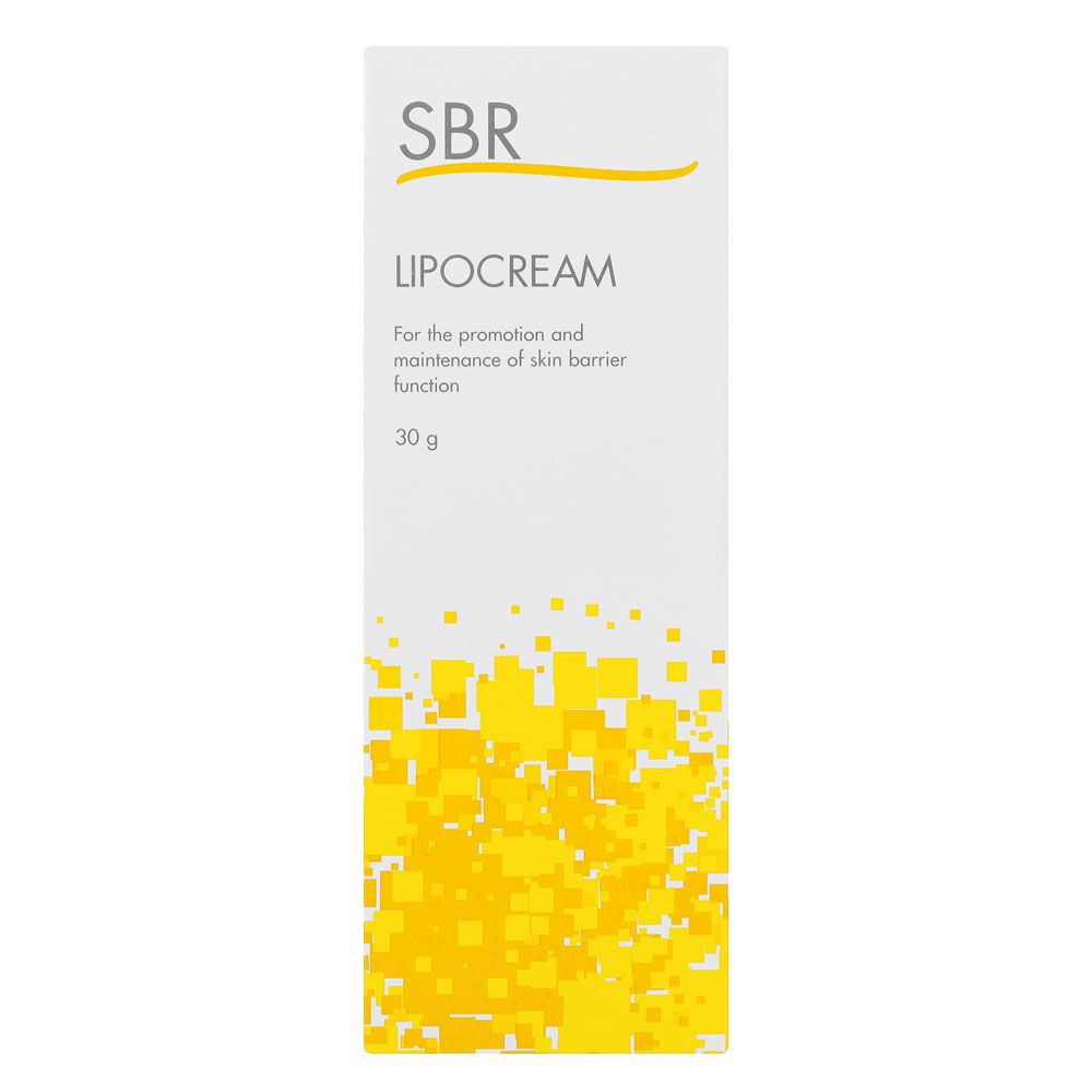 SBR Lipocream 30g has a unique lipid-rich great for use on dry chapped or cracked sensitive irritated or inflamed skin