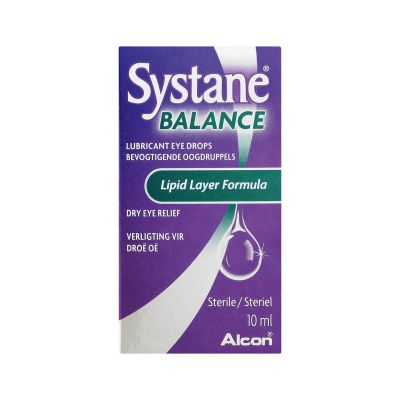 Systane Balance Eye Drops 10ml is specially made with a lipid layer formula which helps to lubricate your eyes and bring relief from the symptoms of dry eyes, including itchiness, redness and burning.
